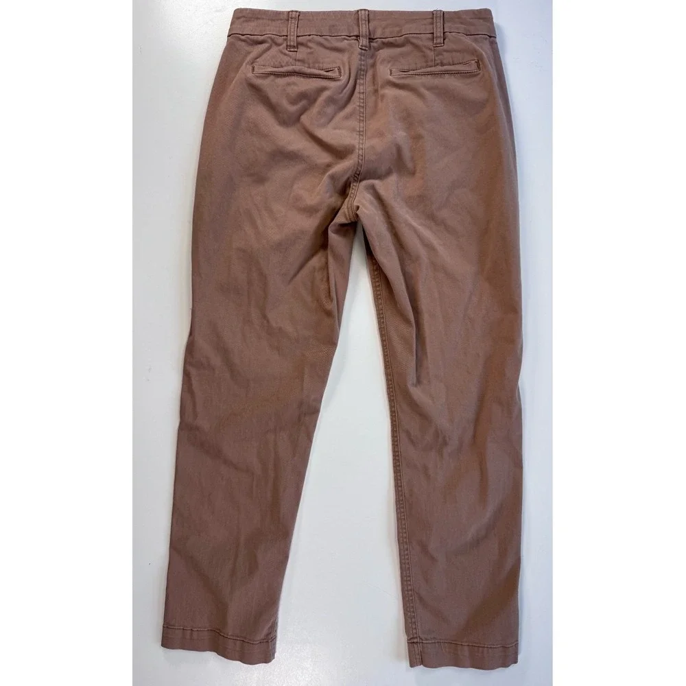 J CREW Girlfriend Chino Khaki Pant Womens 2 Tan AD156 - Picture 6 of 14